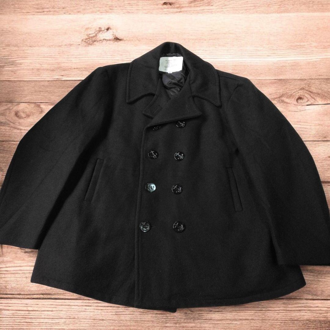 USA製 U.S.NAVY ピーコート　サイズ50 ブラック