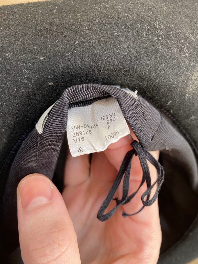 VivienneWestwood MAN ハット ブラック