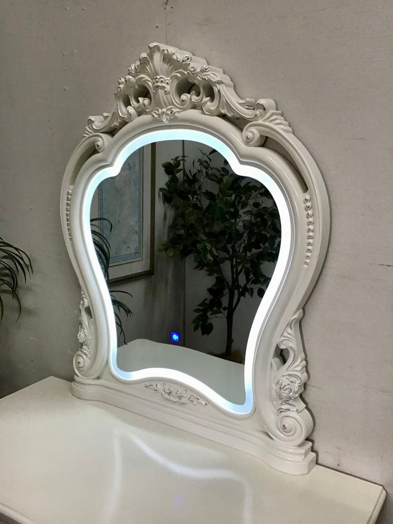 管281☆イタリア製☆アンティーク☆姫系☆ロココ調☆ドレッサー☆スツール付き