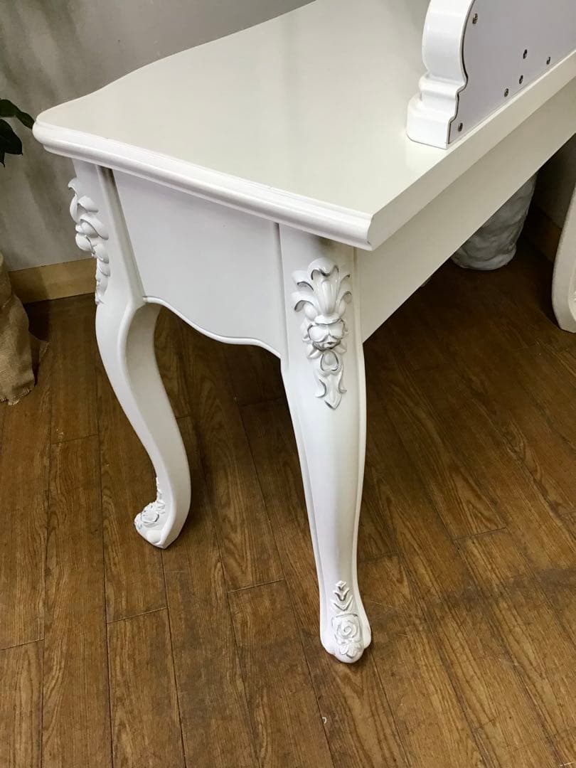 管281☆イタリア製☆アンティーク☆姫系☆ロココ調☆ドレッサー☆スツール付き