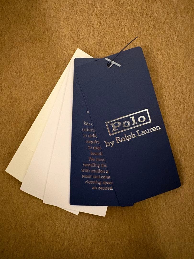 ポロラルフローレン ウールカシミヤブレンド ラップ コート