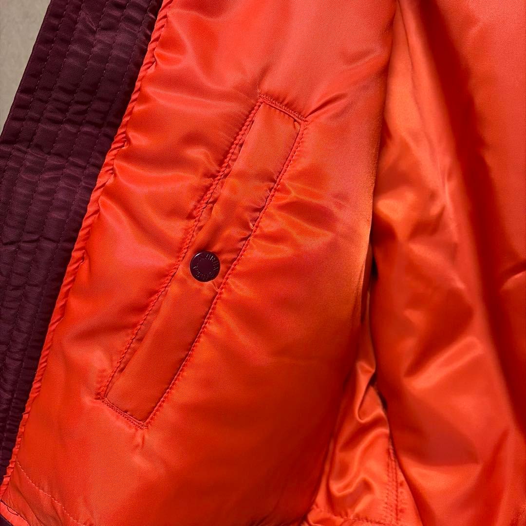 AVIREX バーガンディ MA-1ジャケット　リバーシブル　新品タグ付き