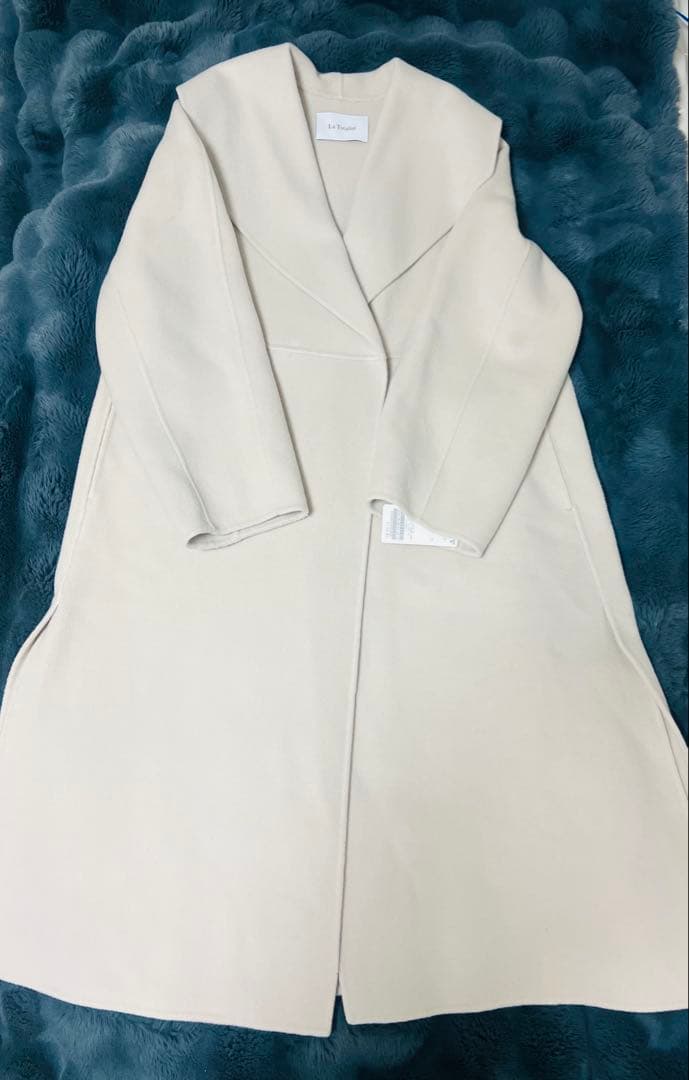 ベージュ リバーコート