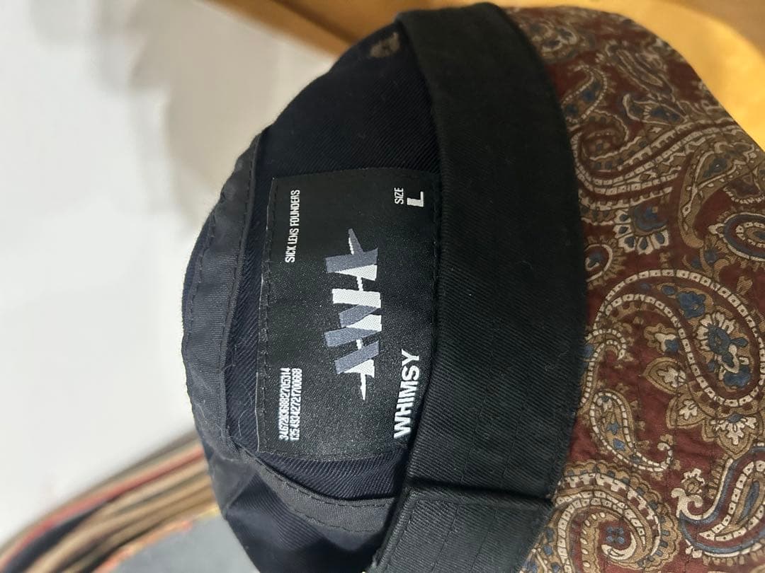 WHIMSY ペイズリー柄 バケットハット サイズL