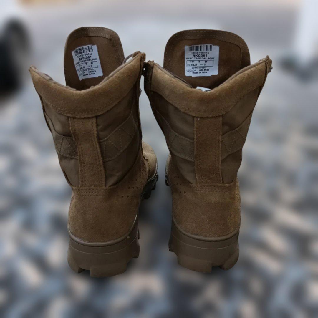 米軍放出品　ブラウン ミリタリーブーツ