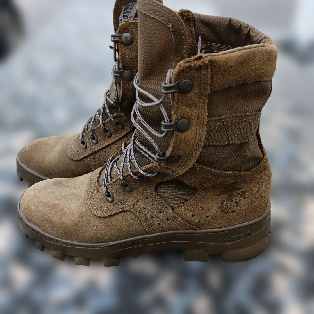 米軍放出品　ブラウン ミリタリーブーツ