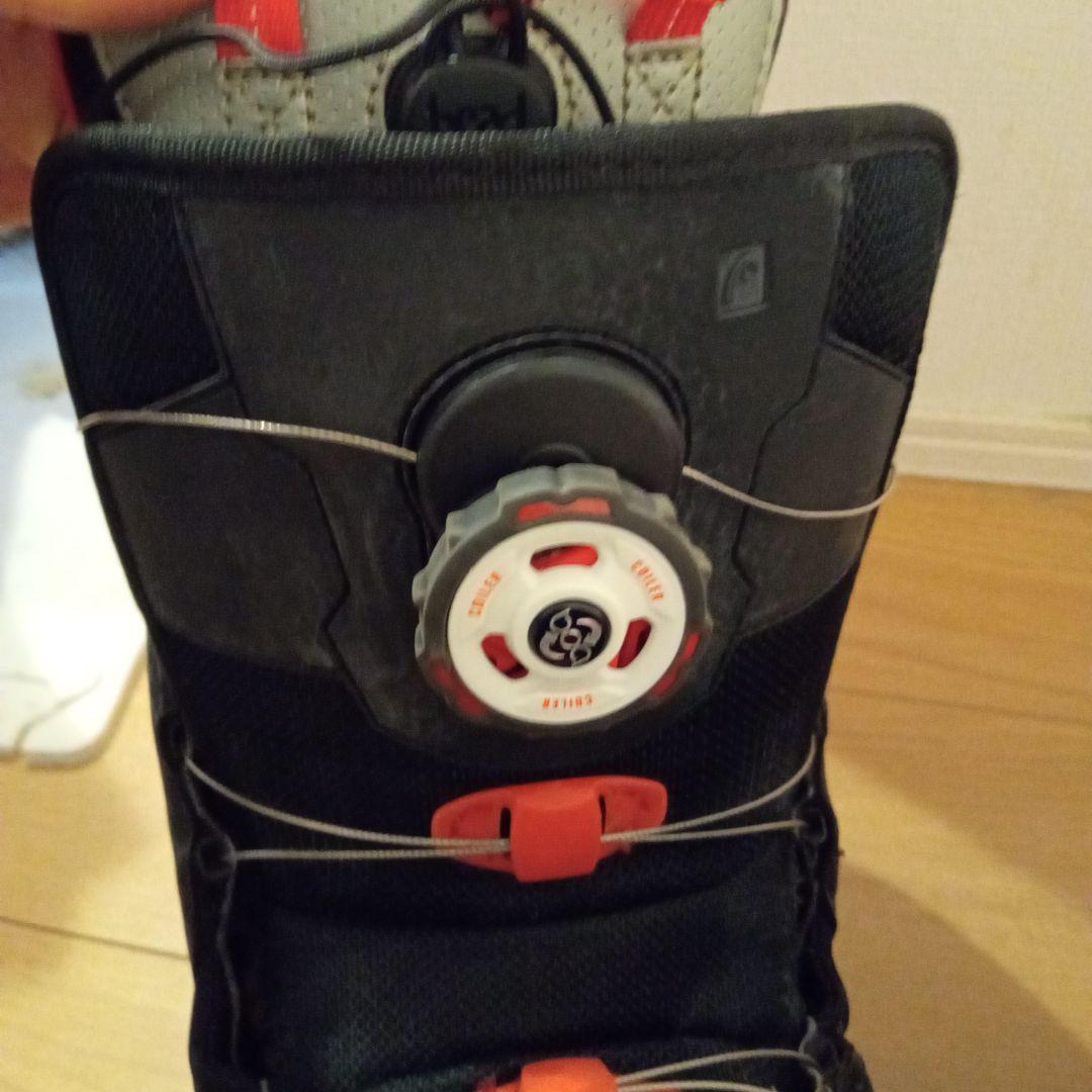 カッコいいHead スノーボードブーツ ブラック/レッド26センチ