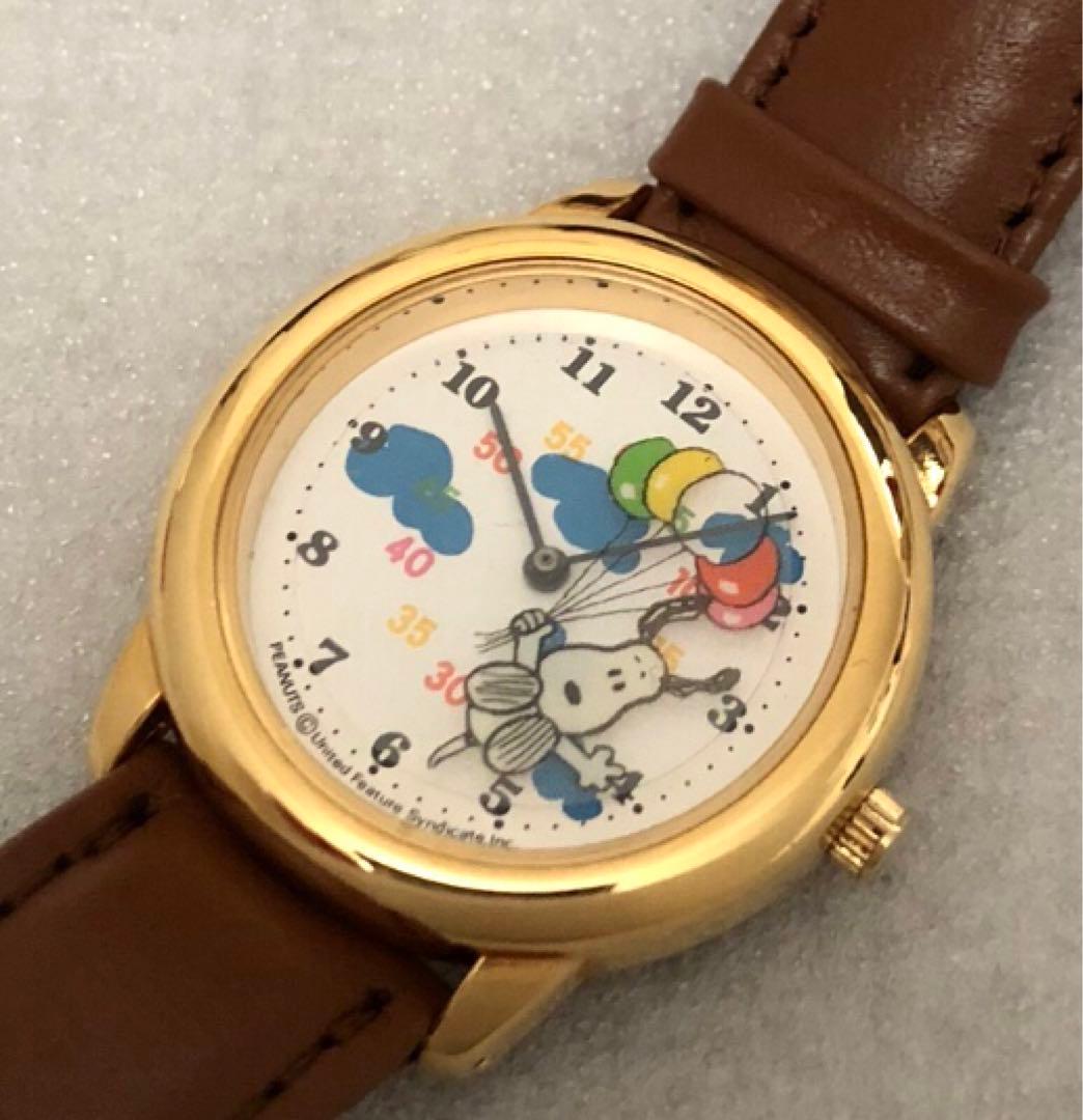 Snoopy 時計 スヌーピー CITIZEN 製 Peanuts コラボ 風船