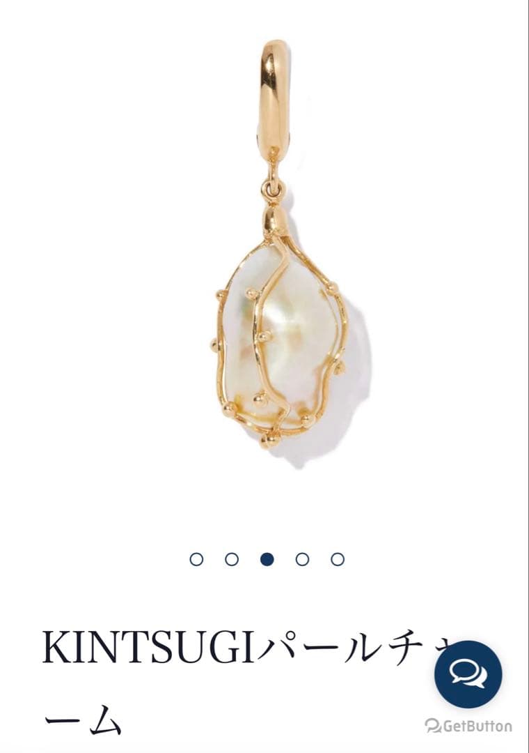 MILAMORE KINTSUGIパールチャーム　ホワイト