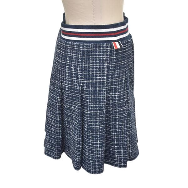 ほぼ新品❤️トムブラウン ツイード ミニ プリーツスカート 38