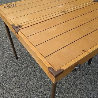 LOGOS　木製　キャンピング　テーブル　チェア