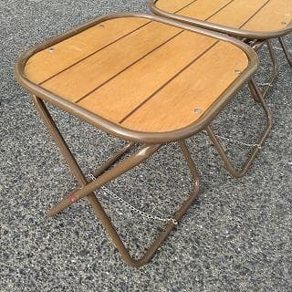 LOGOS　木製　キャンピング　テーブル　チェア