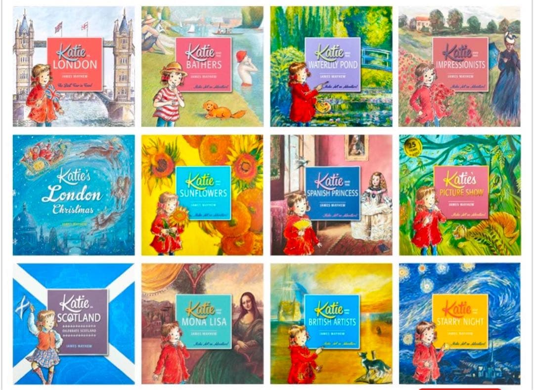 Katie and the Sunflower外 世界名画おすすめ英語絵本12冊