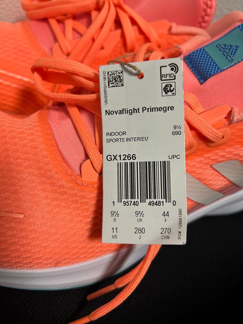 日本未入荷・海外限定カラー アディダス ノヴァフライト ビームオレンジ