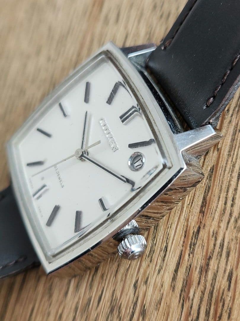 動作確認済み　シチズン　オートデータ　スクエア　TVスクリーン　ビンテージ