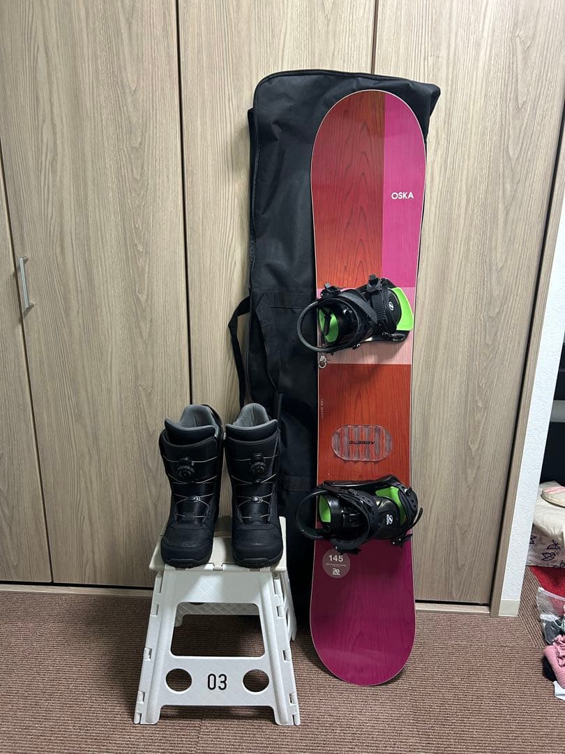 スノーボード 145cm (ブーツ&バインディングセット)