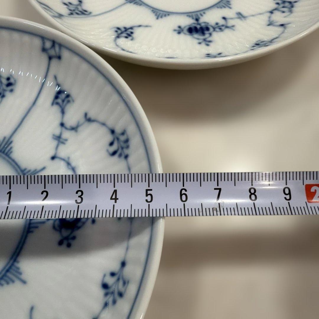 ゆ*ご様 ロイヤルコペンハーゲンプレート　ブルーフルーテッド プレイン