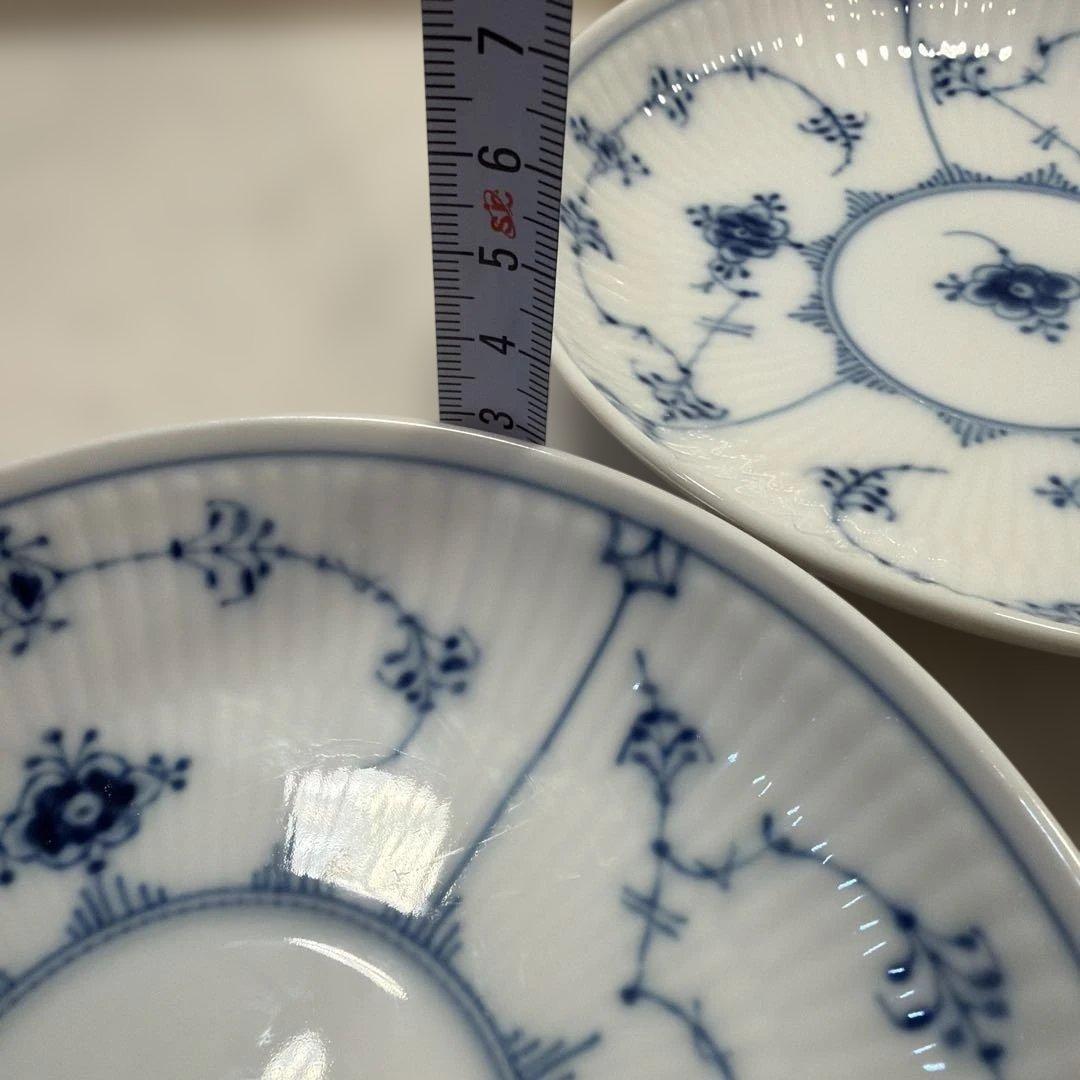 ゆ*ご様 ロイヤルコペンハーゲンプレート　ブルーフルーテッド プレイン