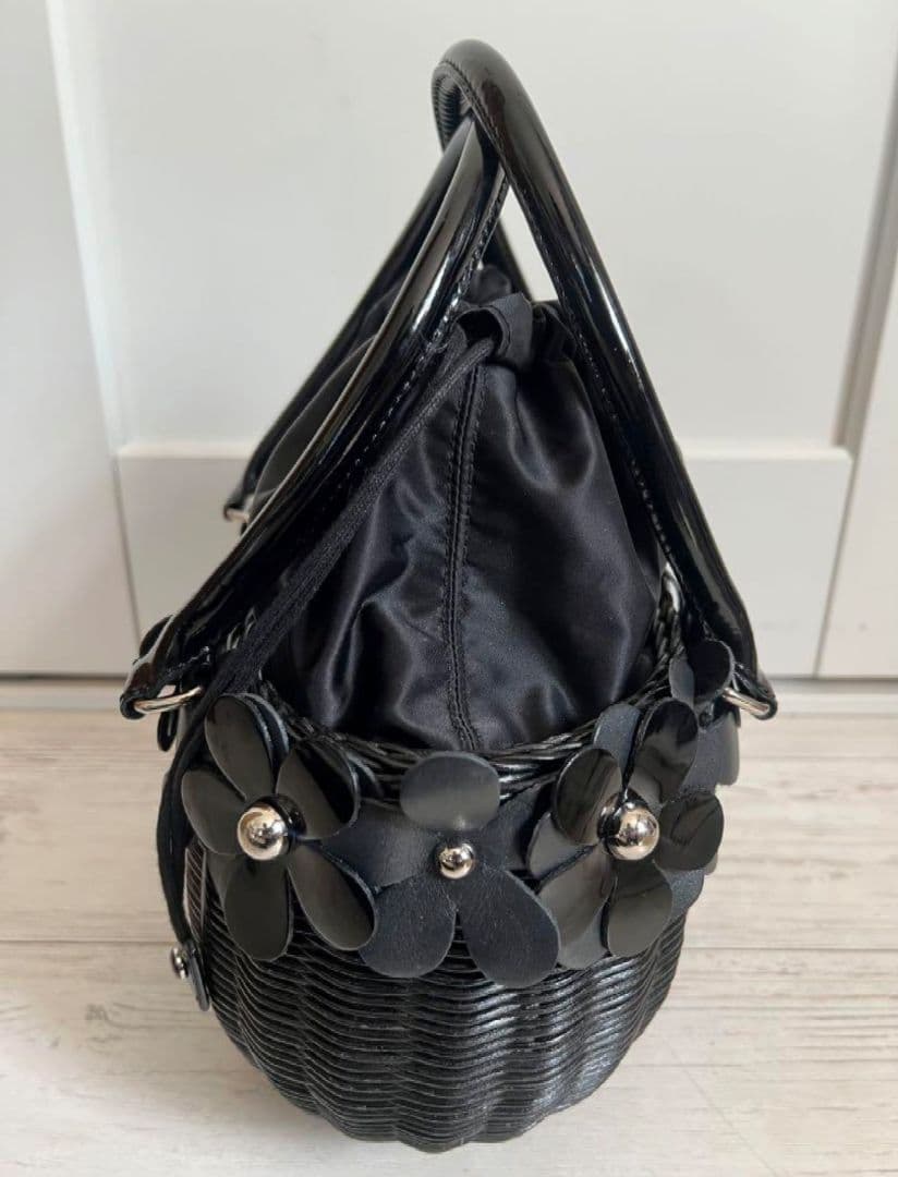 【極美品】銀座カネマツ　カゴバッグ