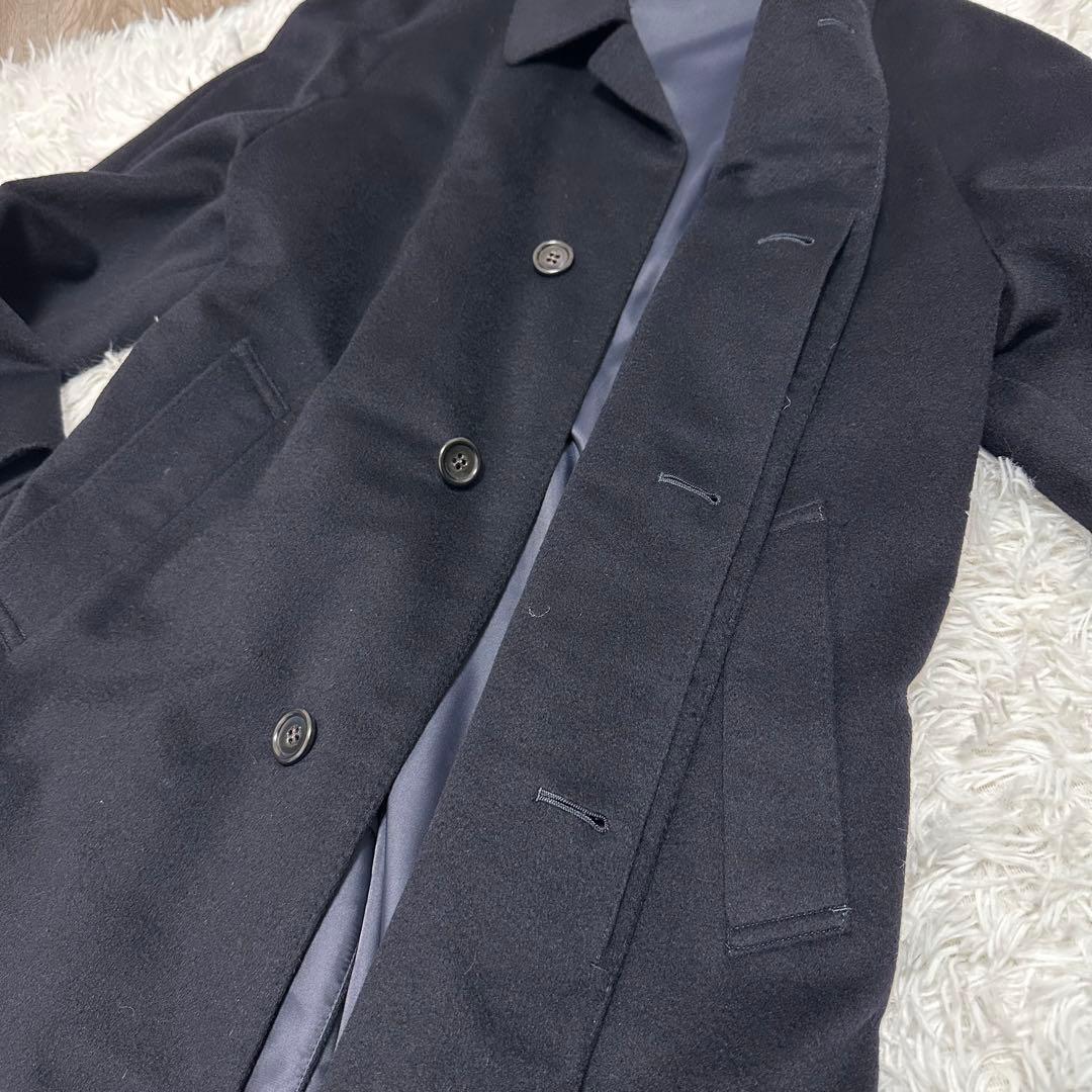 【美品】Colombo ピュアカシミヤ100% チェスターコート　サイズM