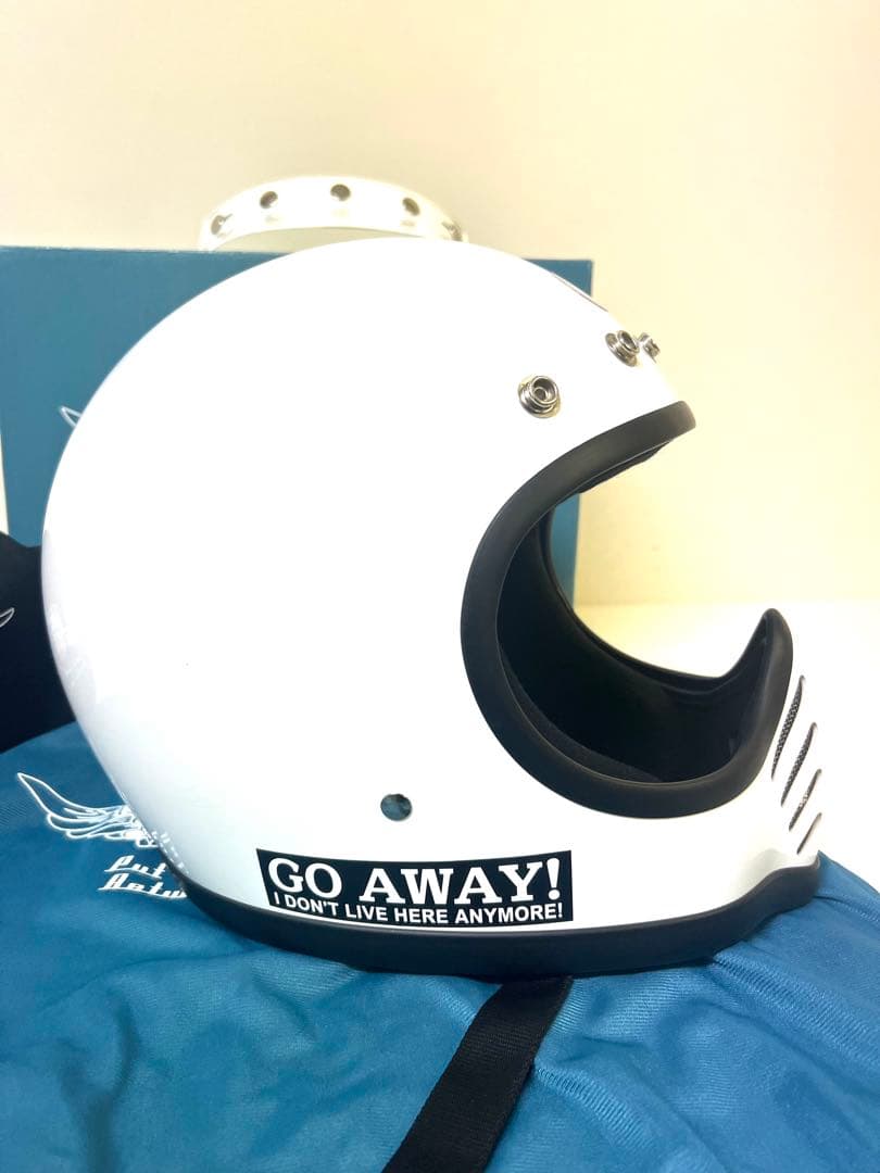 TT&CO モトモト3 SG／DOT スモールフルフェイス　純正専用ゴーグル付