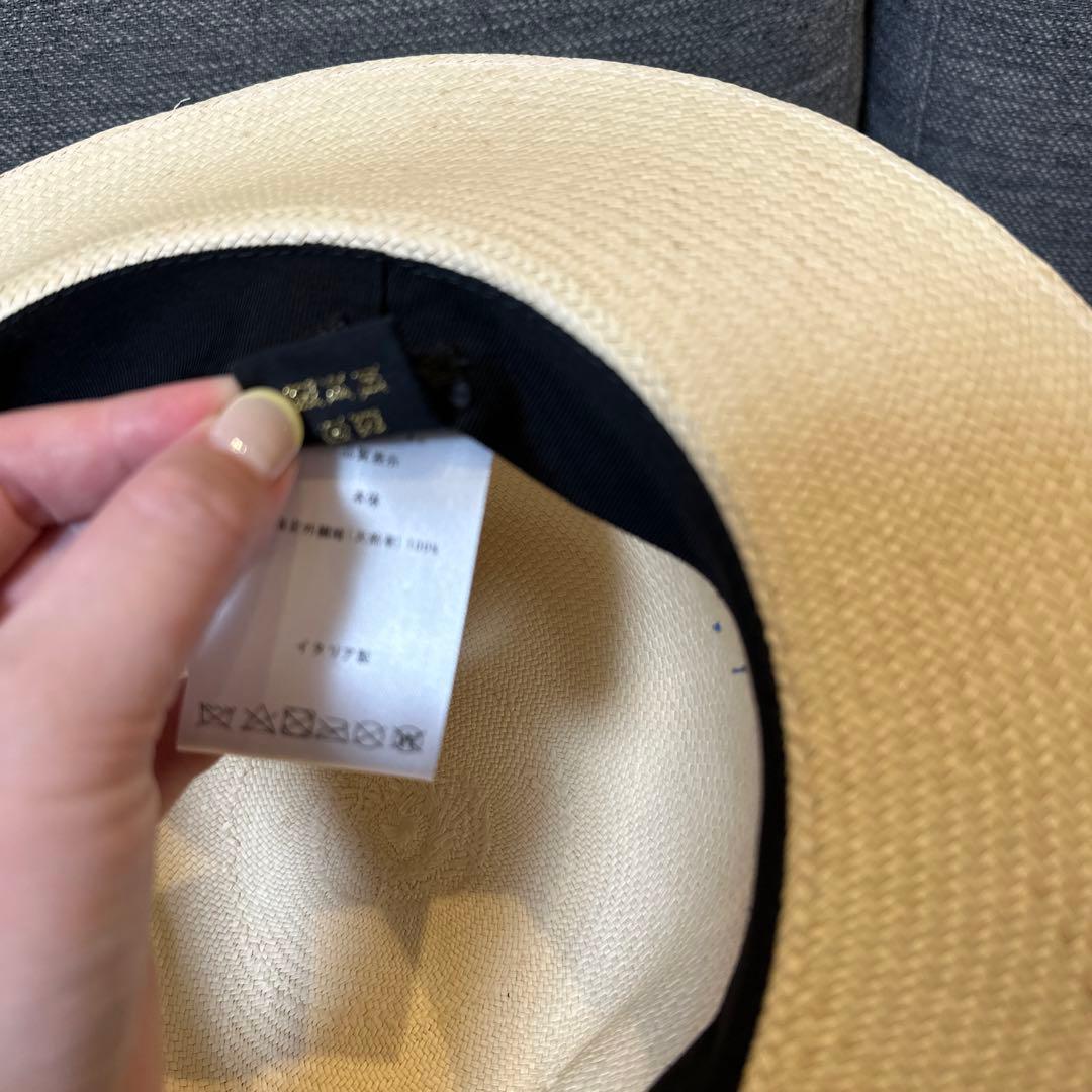 【新品未使用】borsalino ボルサリーノ パナマハット サイズM