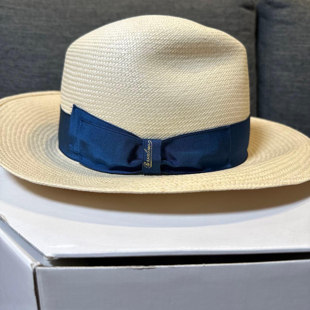 【新品未使用】borsalino ボルサリーノ パナマハット サイズM
