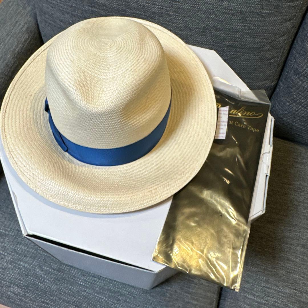 【新品未使用】borsalino ボルサリーノ パナマハット サイズM