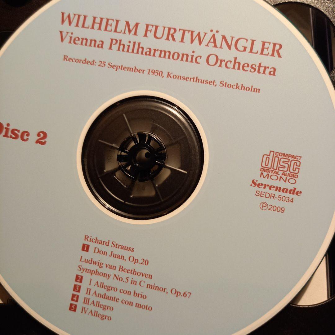 CD-R フルトヴェングラー演奏会再現シリーズ　平林直哉