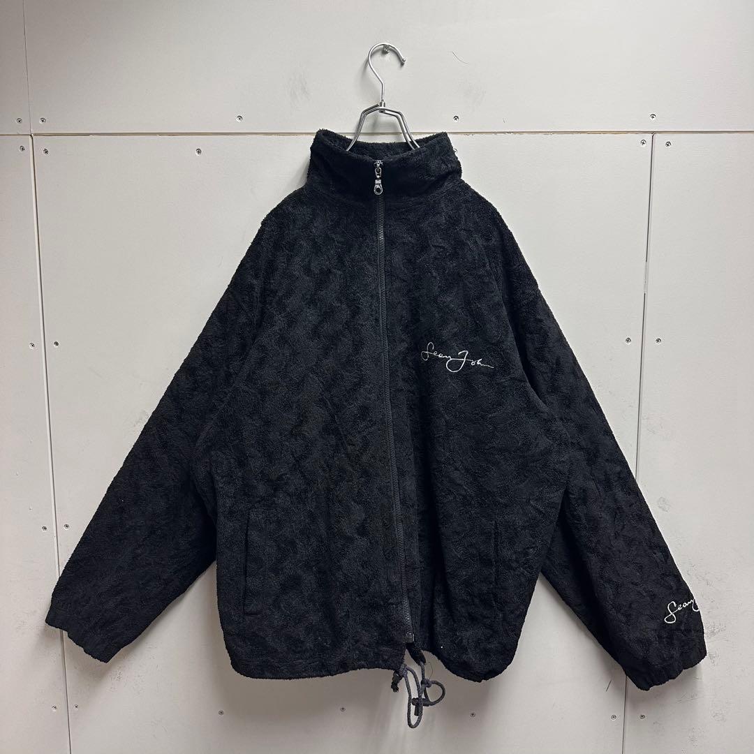 BIGシルエット Sean John ベロアジャージ　ブラック