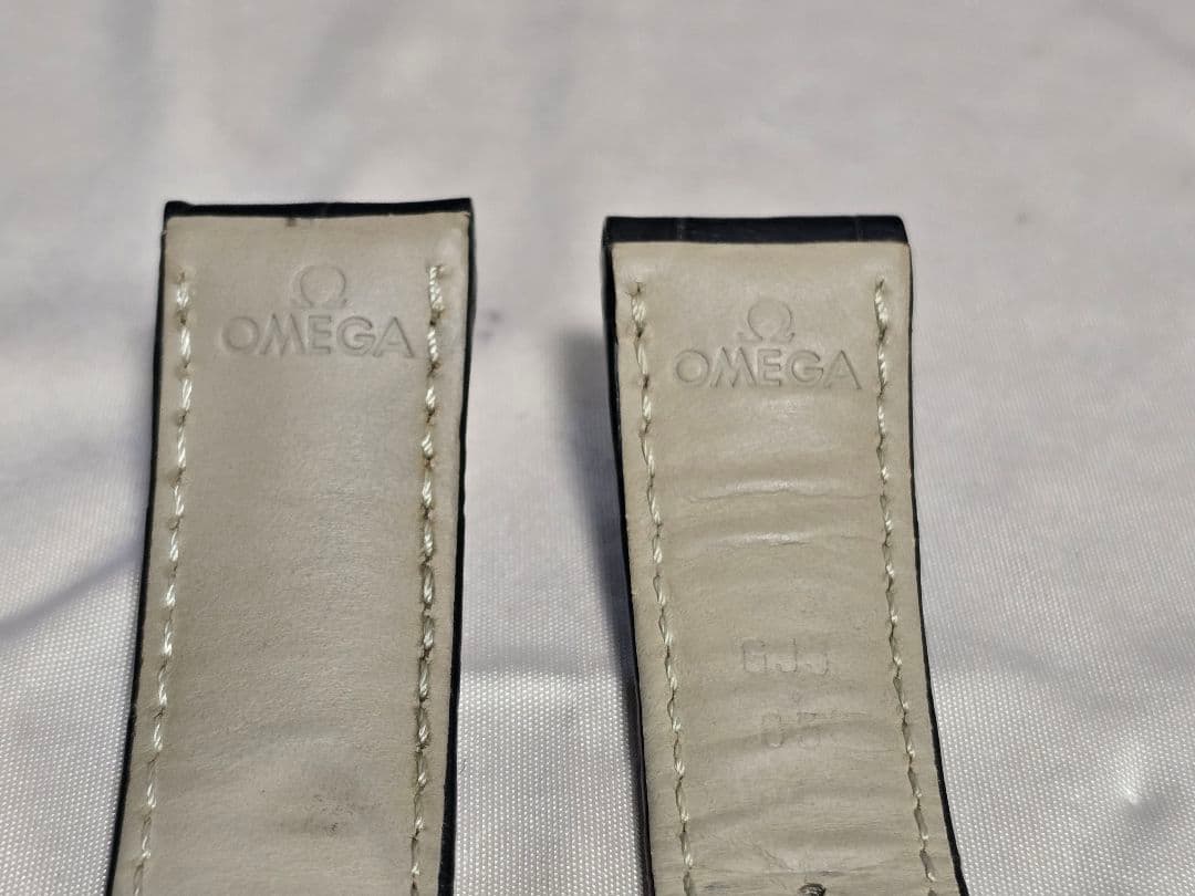 か*ん様 オメガ 20mm クロコダイル バンド ブラウン