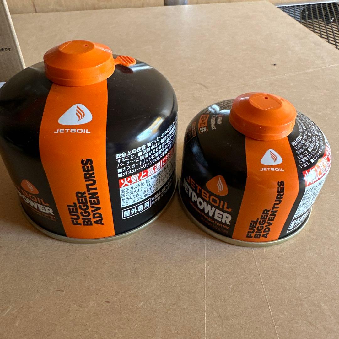 JETBOIL FLASH＋ガス缶2個