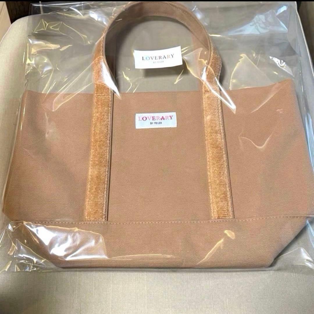 ラブラリーバイフェイラー　オールドテディ　ワッペントートバッグ（小）ベージュ