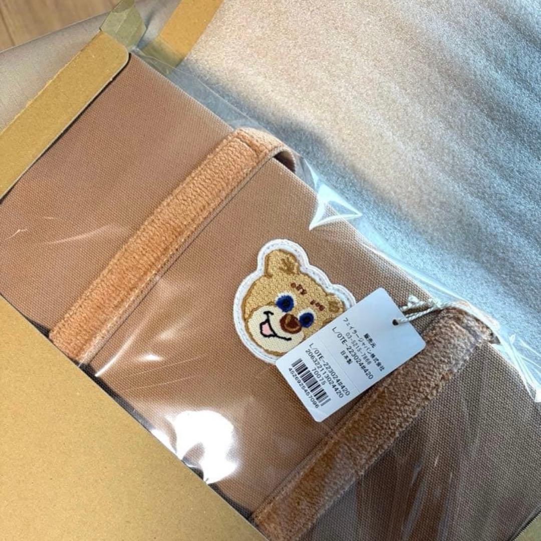 ラブラリーバイフェイラー　オールドテディ　ワッペントートバッグ（小）ベージュ