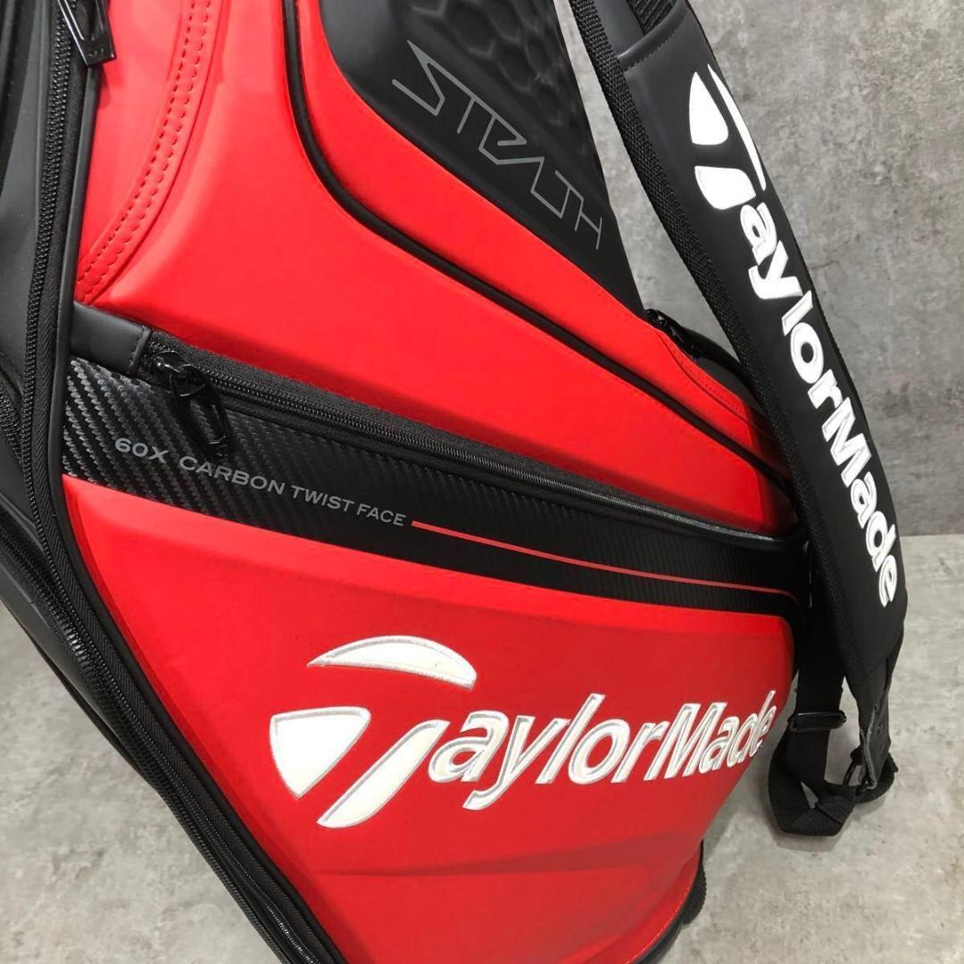 美品 TaylorMade テイラーメイド ステルス キャディバッグ レッド
