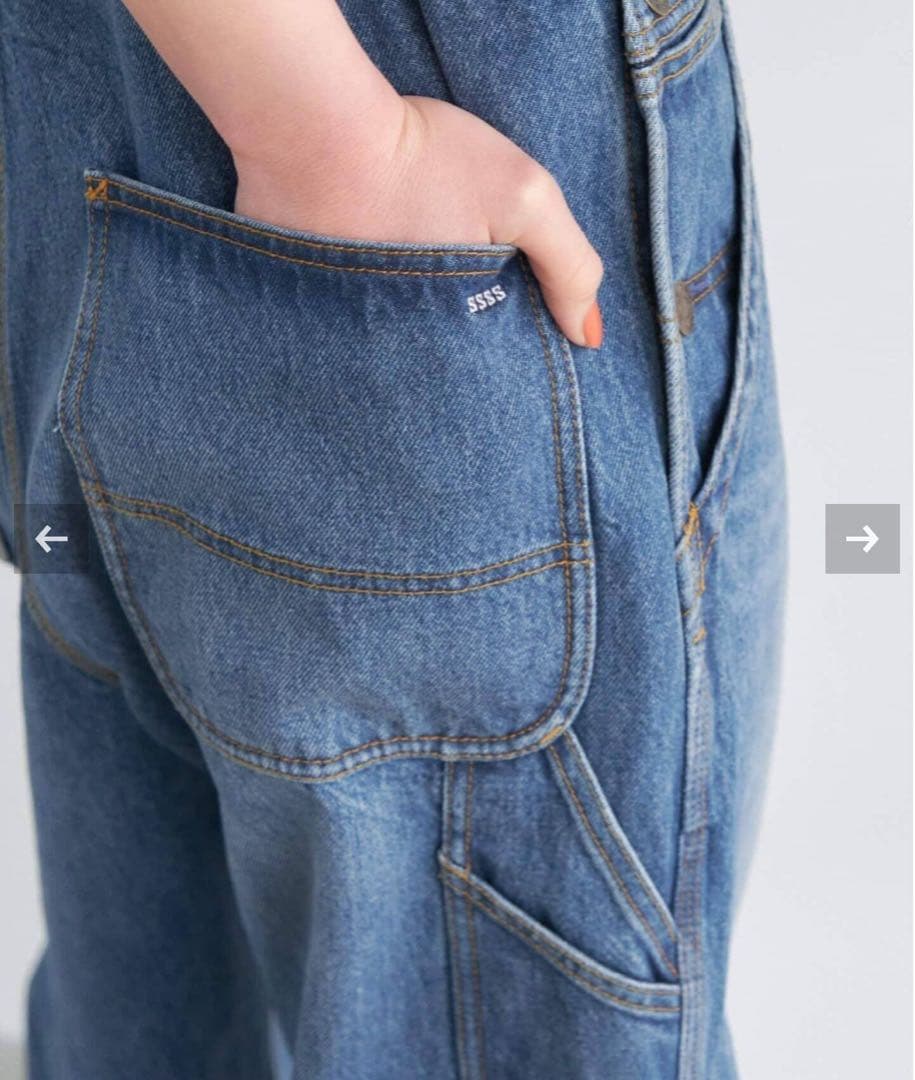 Spick & Span S.Shiori*S デニムサロペット 美品