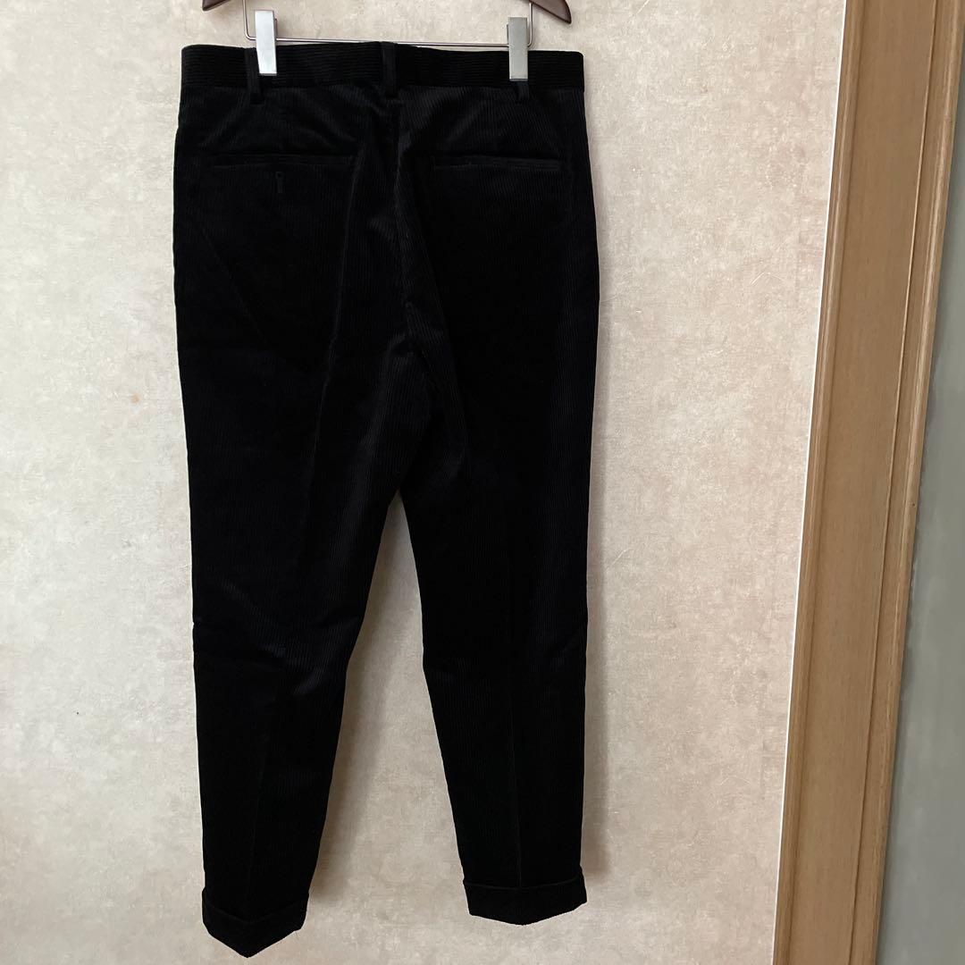 ぼんこ　ワコマリア　黒 コーデュロイ パンツ　　 ブラック