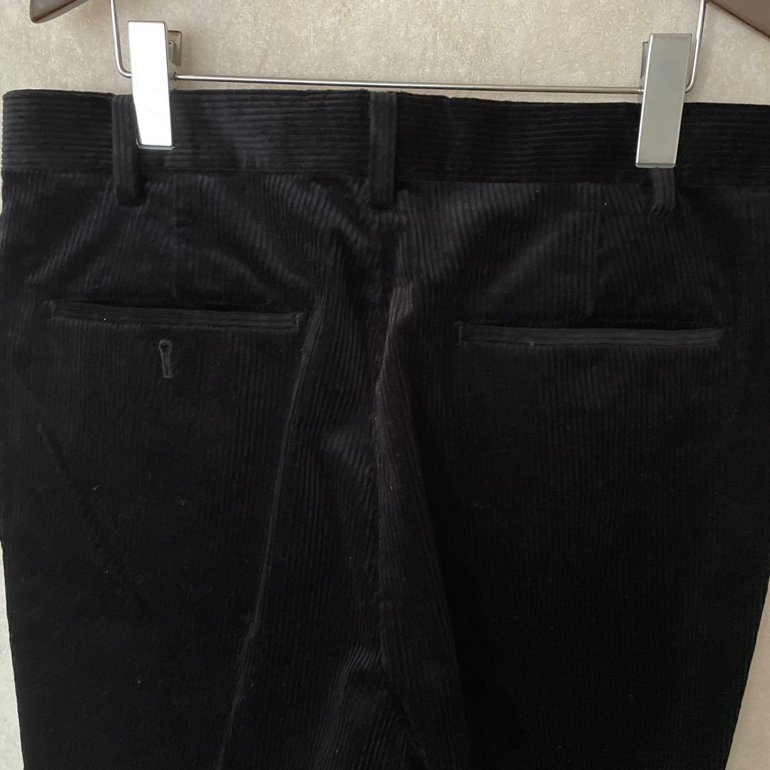 ぼんこ　ワコマリア　黒 コーデュロイ パンツ　　 ブラック