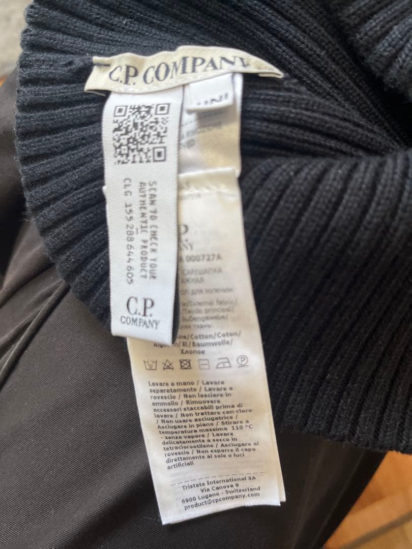 C.P. COMPANY ビーニー ブラック