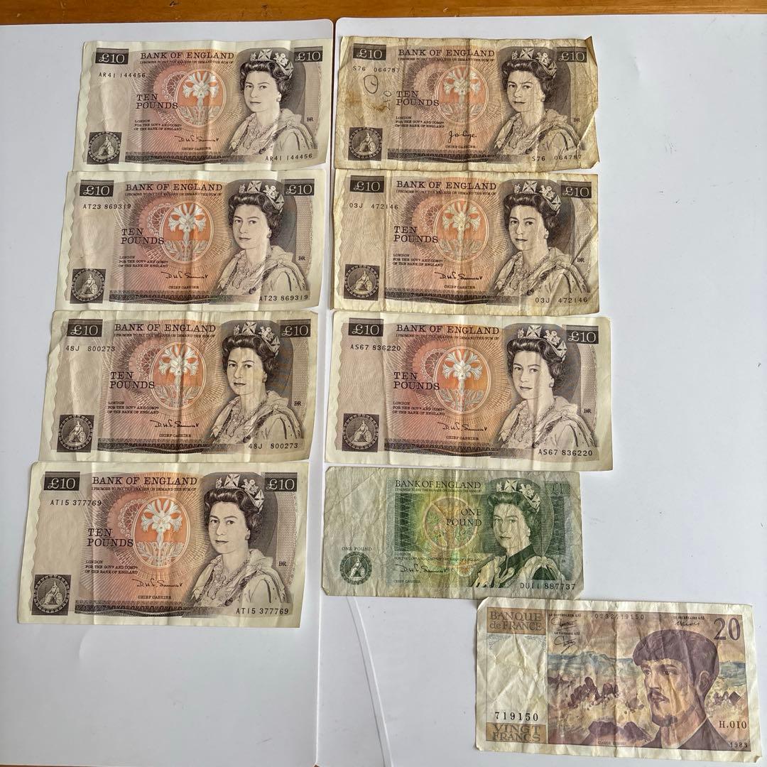 イギリス旧紙幣