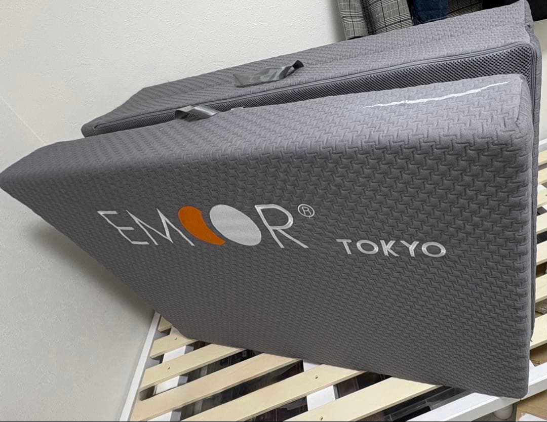 EMOOR シングルマットレス グレー