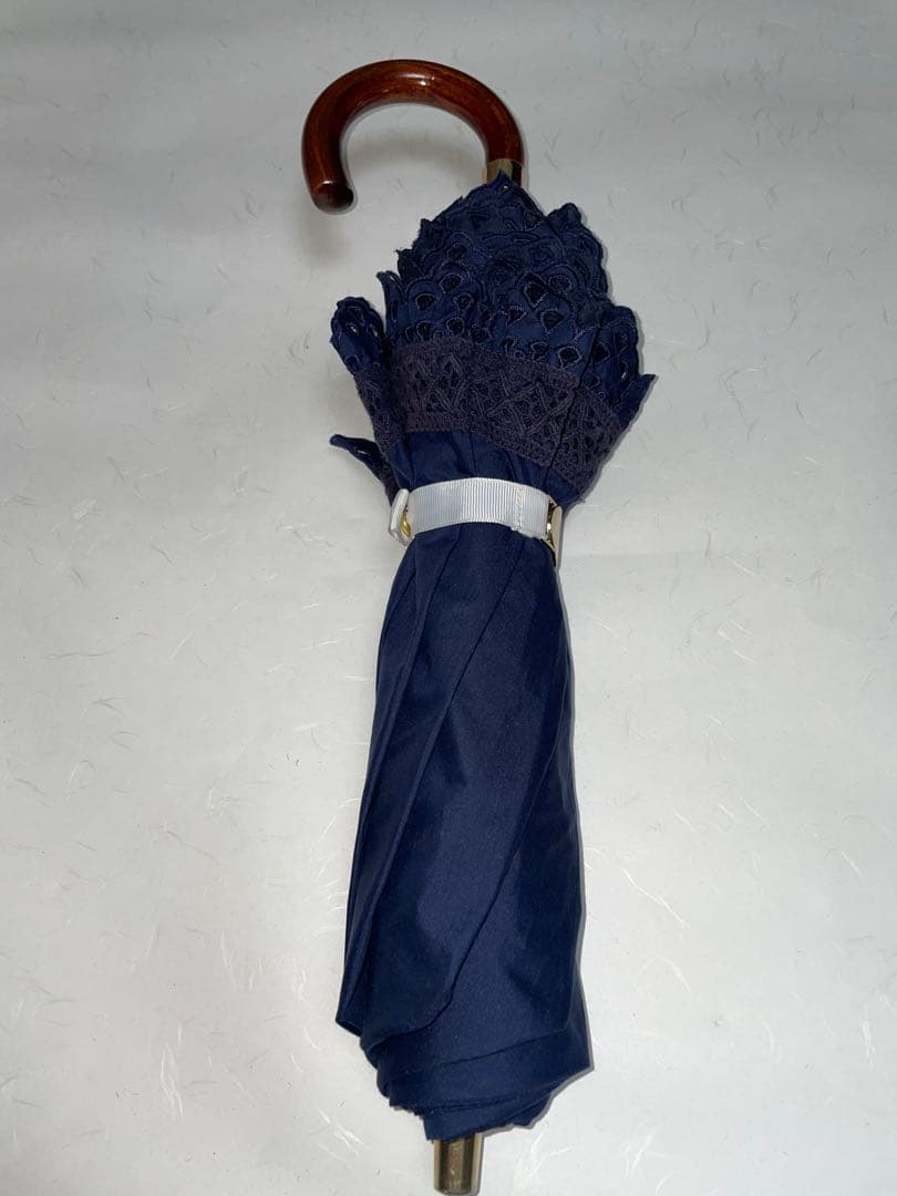 ポロラルフローレン エンブフリル ネイビー ムーンバッド 雨晴兼用