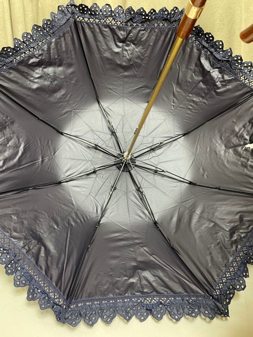 ポロラルフローレン エンブフリル ネイビー ムーンバッド 雨晴兼用