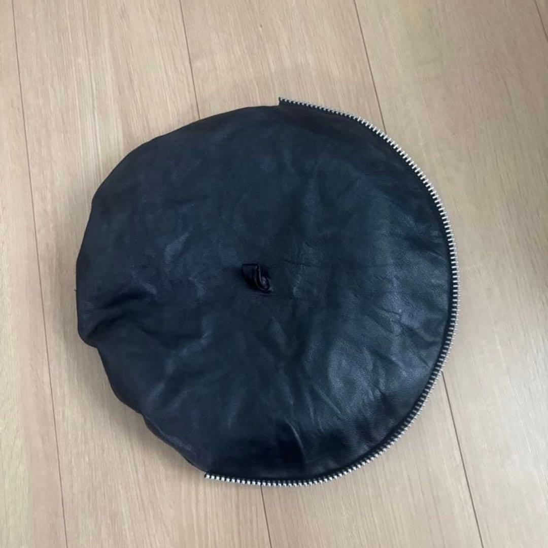 CYbER dYNE LEATHER ZIP BERET レザージップベレー