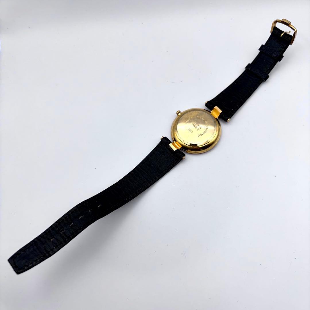 希少 ダンヒル ミレニアム 12Pダイヤ ストーン レディース 稼働品 新品電池