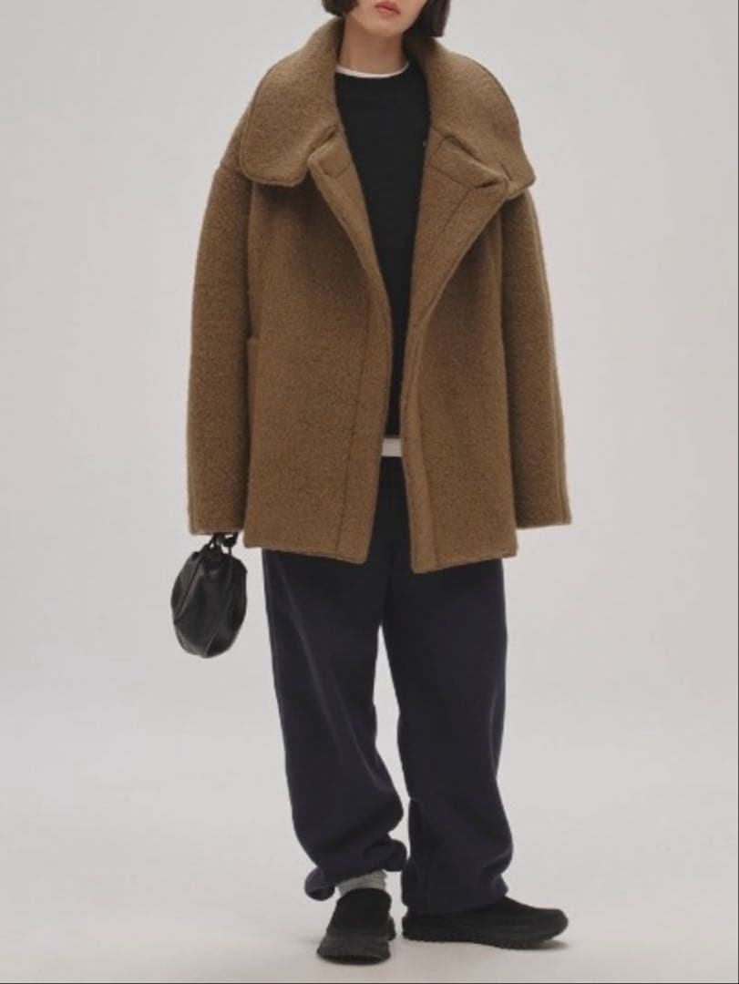 スタンドカラーブークレジャケット38サイズ