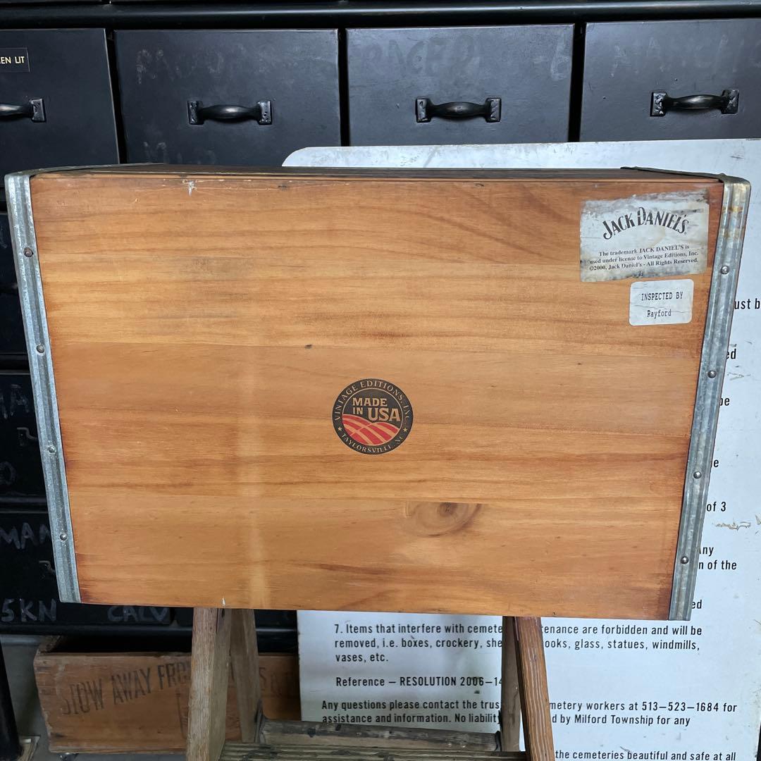 USA Jack Daniel's wooden box ジャックダニエル 木箱