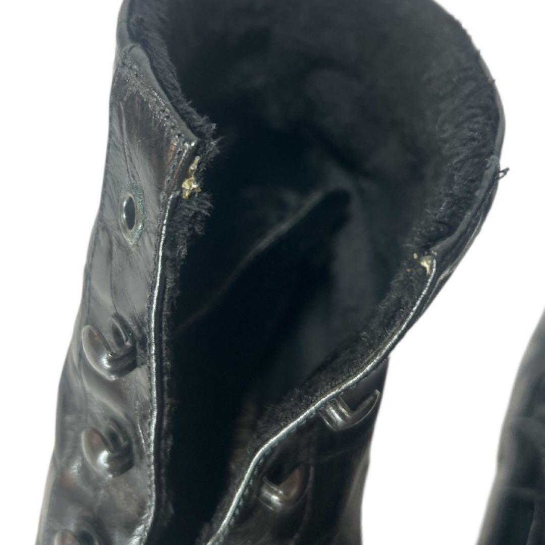 ENPORIO ARMANI黒 レザー ブーツ