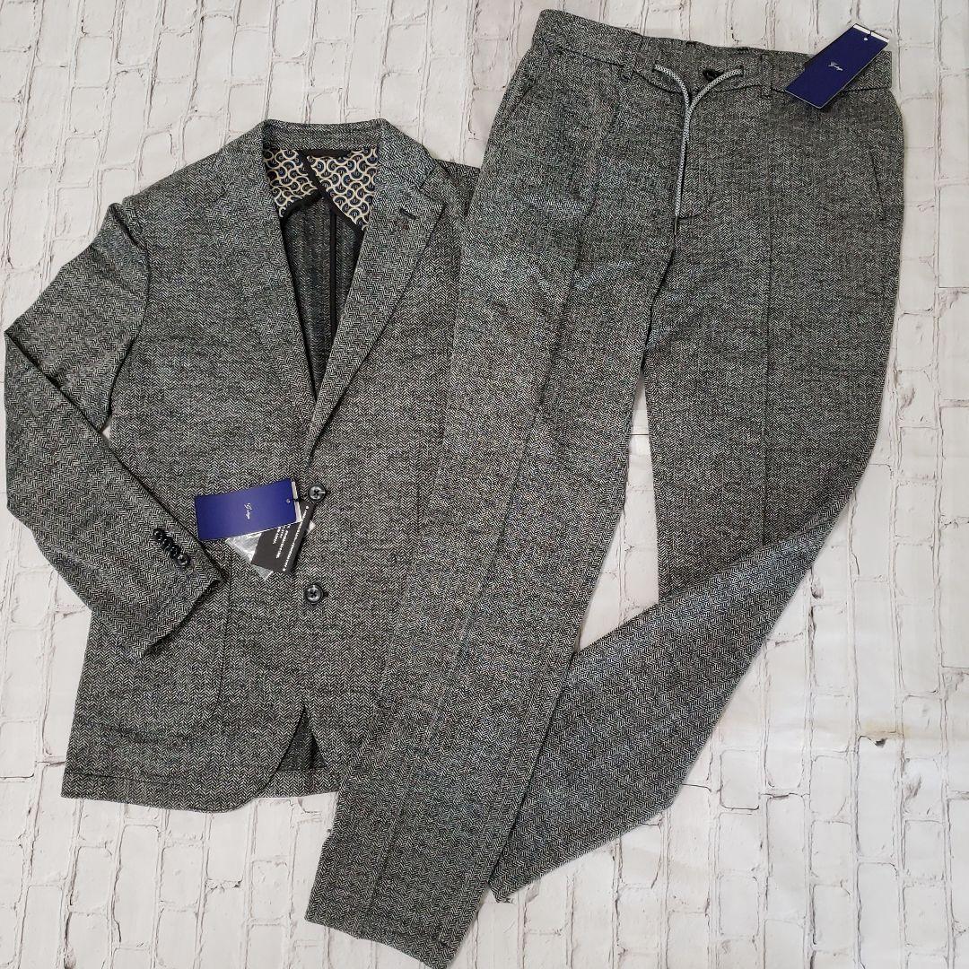 G-STAGE ヘリンボーン ストレッ チカ ジュアルスーツ 新品 L(48)