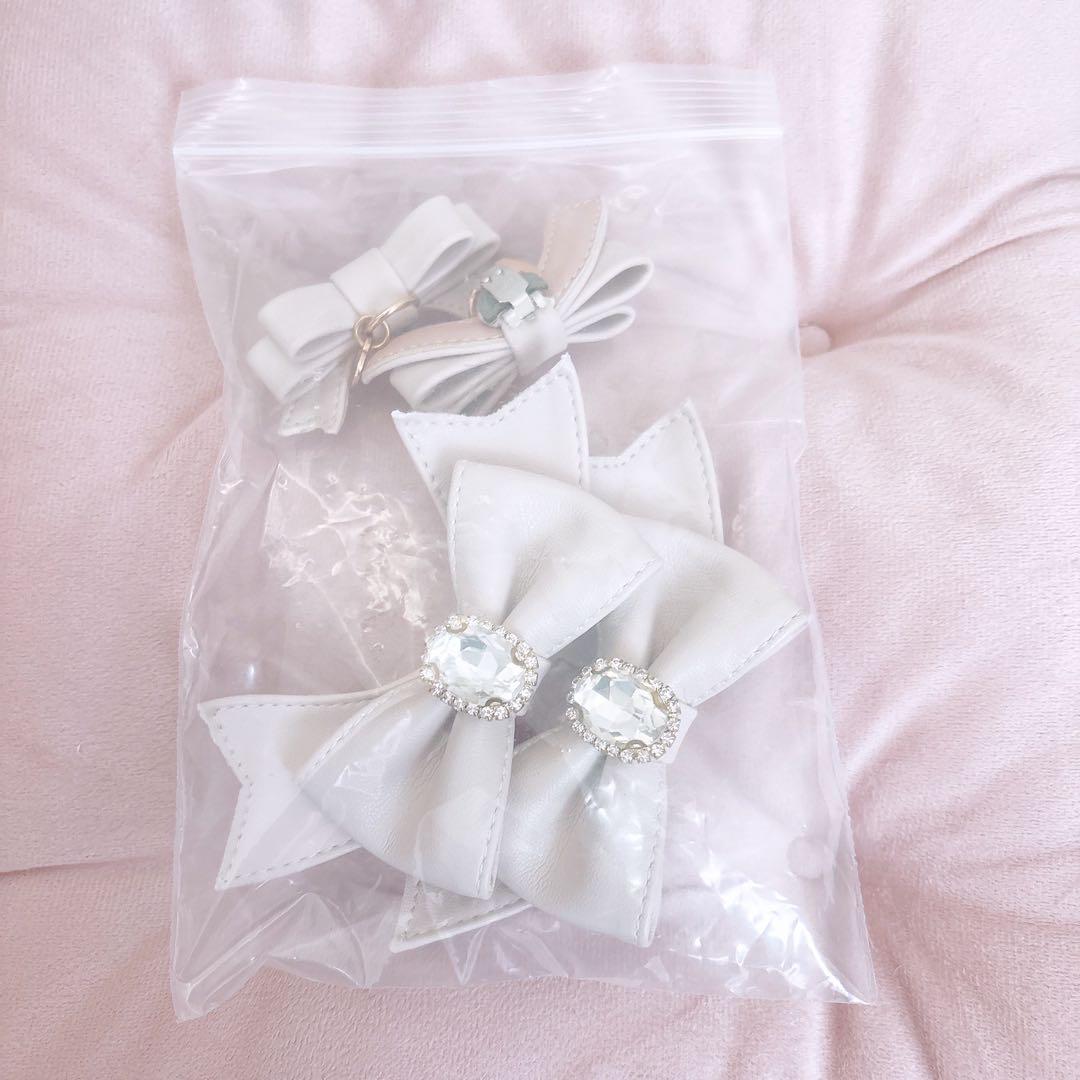 LIZLISA トゥシューズライクフリルリボンパンプス